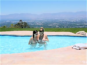 Shyla Jennings and Ryan Ryans after pool vag soiree