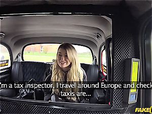 Misha Cross pays for her taxi with her super-cute booty